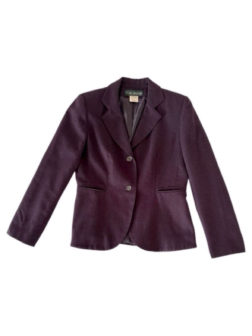 Vintage Harve’ Benard by Bernard Holtzman Wool Blazer Size 8